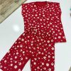 ست تاپ و شلوارک اسپان گل بابونه (پک 6 عددی)