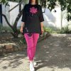 ست تیشرت شلوار برگ (پک 6 عددی)