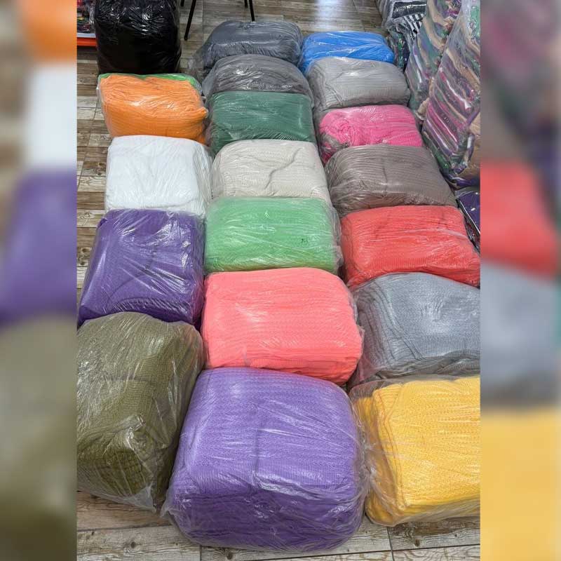 کراپ بافت فندقی (پک 6 عددی)