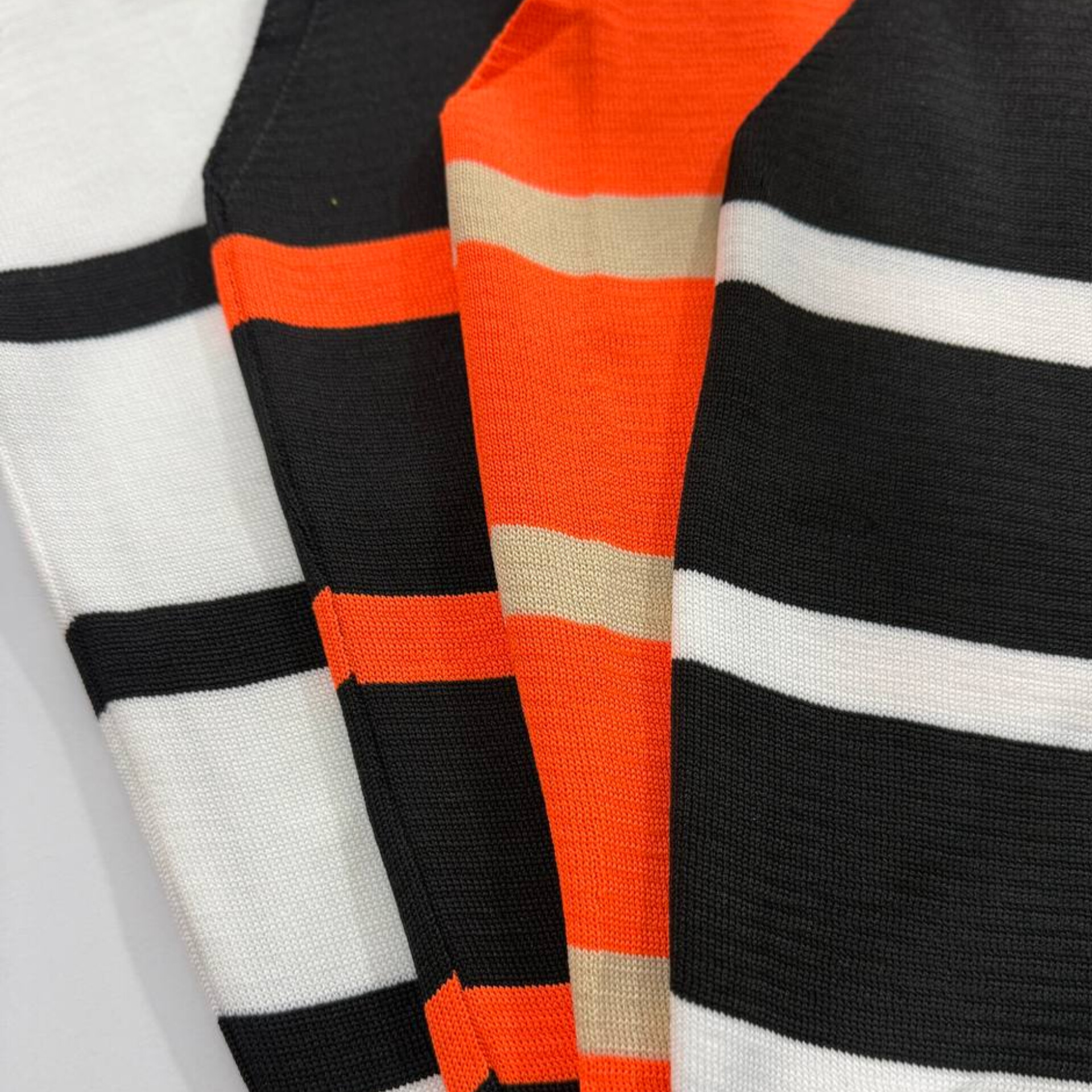 تاپ بافت راه راه سلین ( پک 6 عددی)