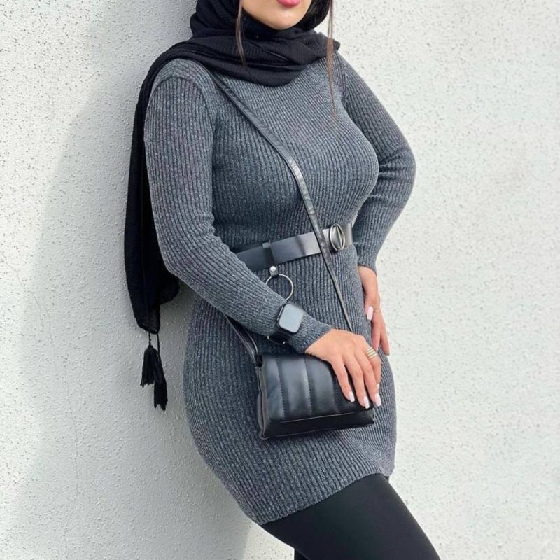 زیر سارافون یقه گرد (پک 3 عددی)