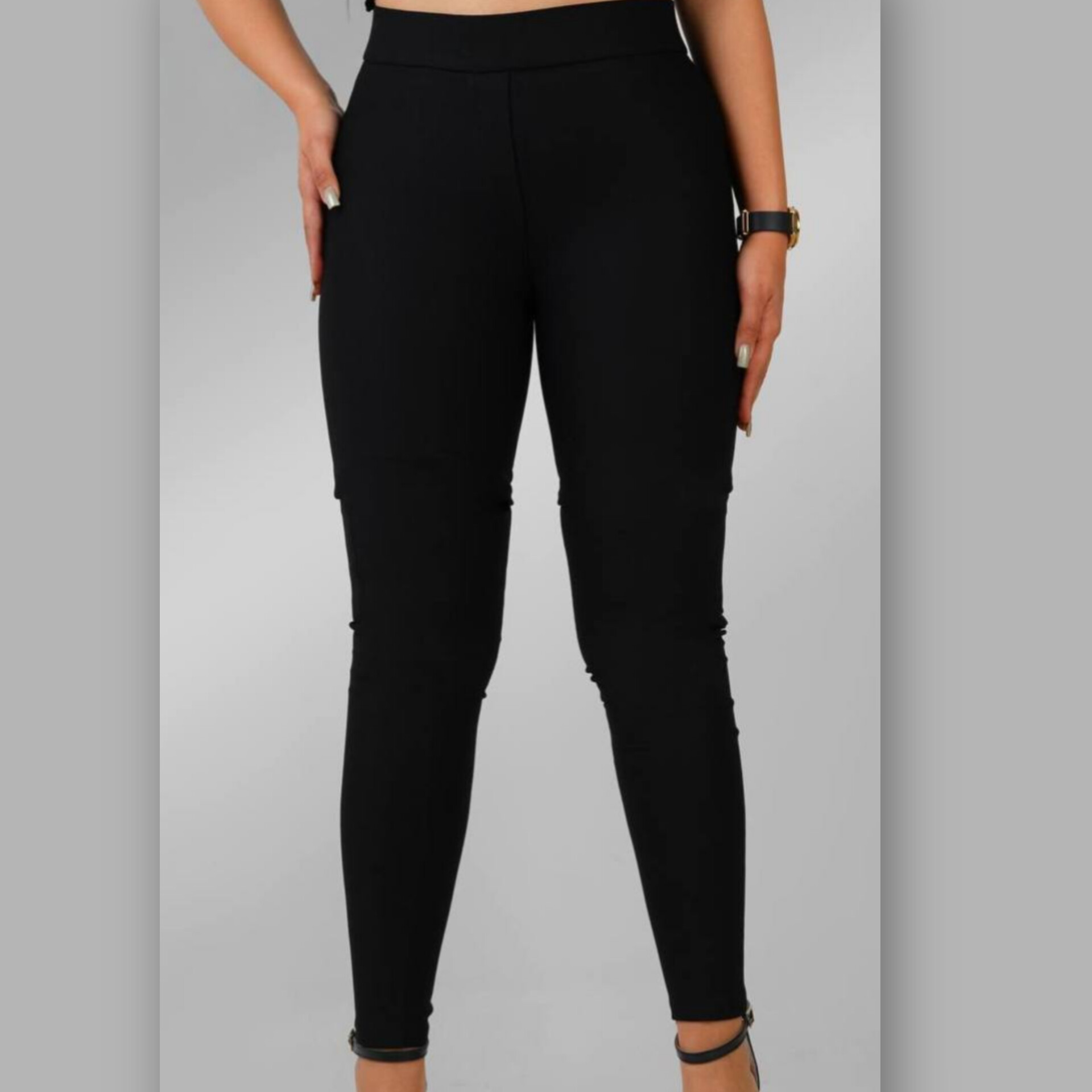 شلوار لگ زنانه جذب قد ۱۰۰ (پک 4 عددی)