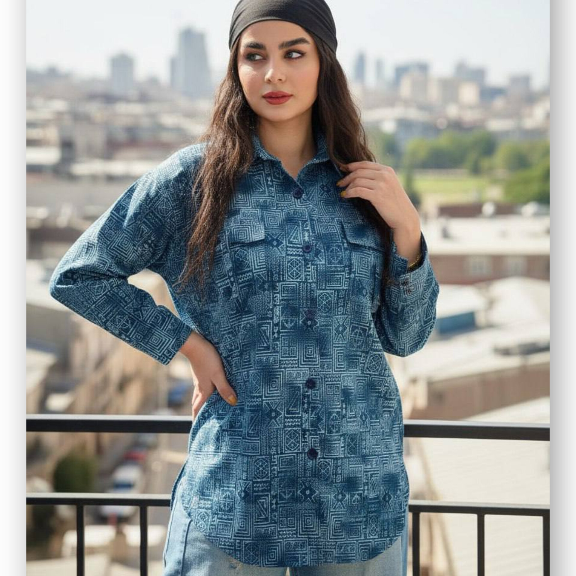 مانتو جیب صلیبی (پک 5 عددی)