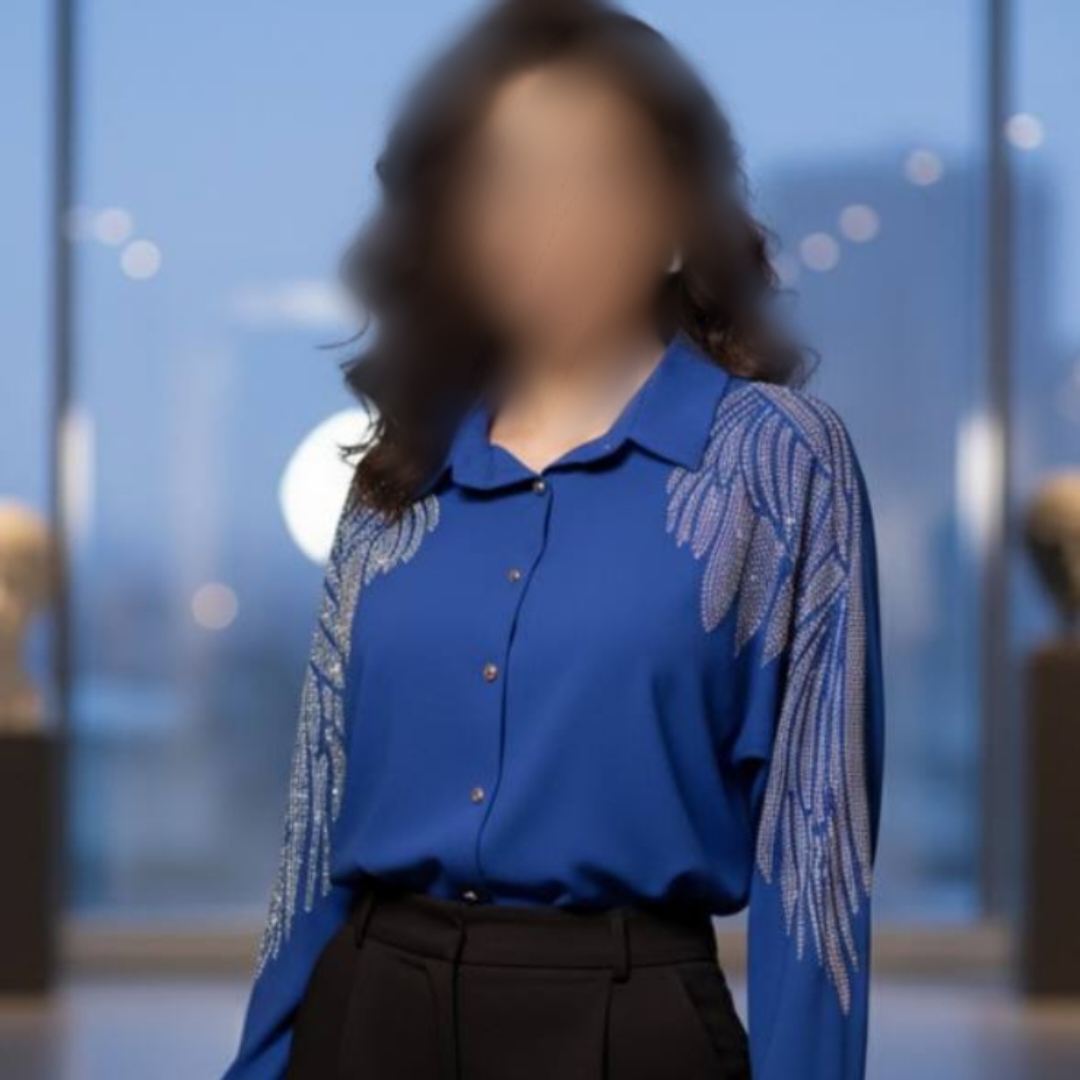 شومیز مانتوی نگین دو بال الیزه (پک 9 عددی)