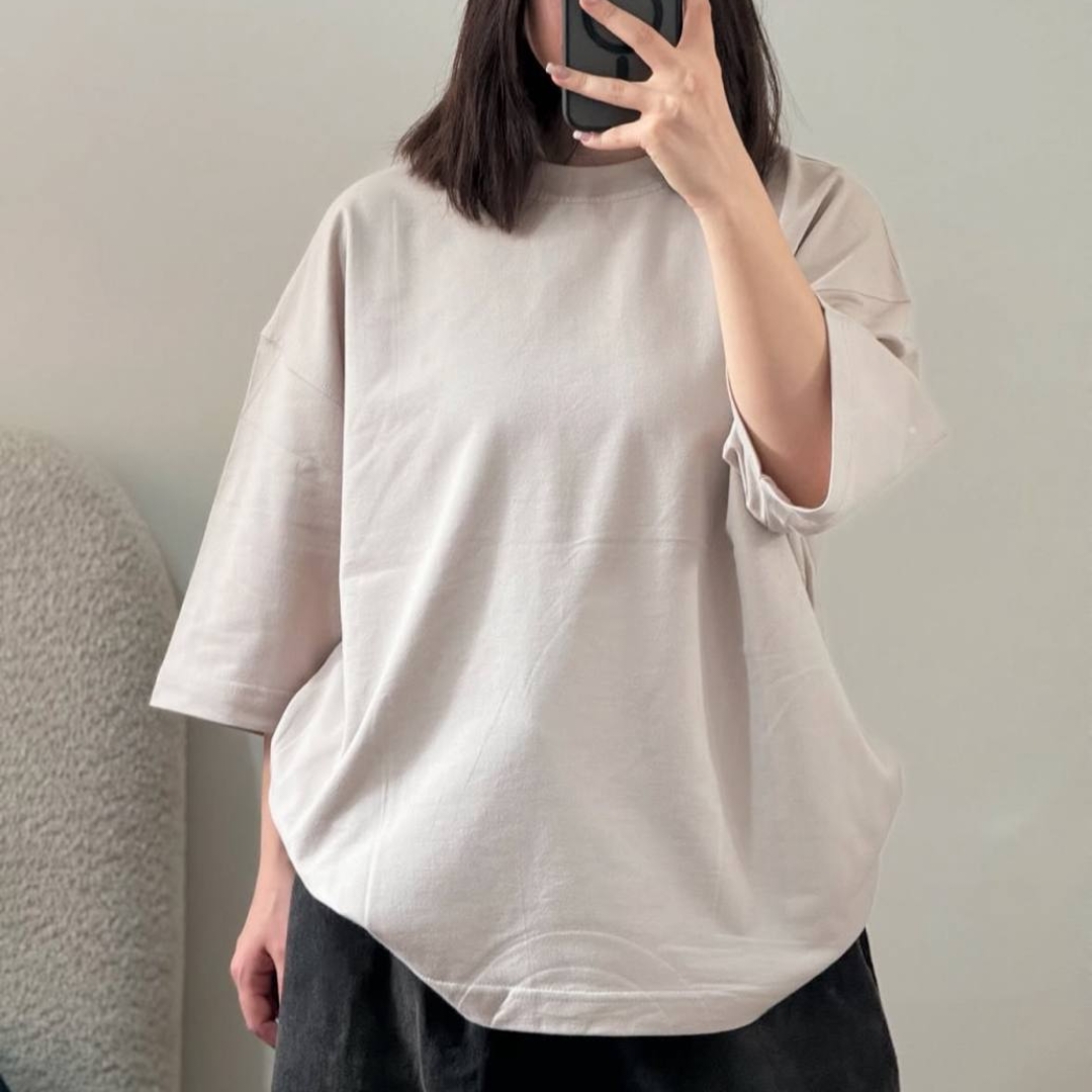 تیشرت باکسی بیسیک (پک 6 عددی)