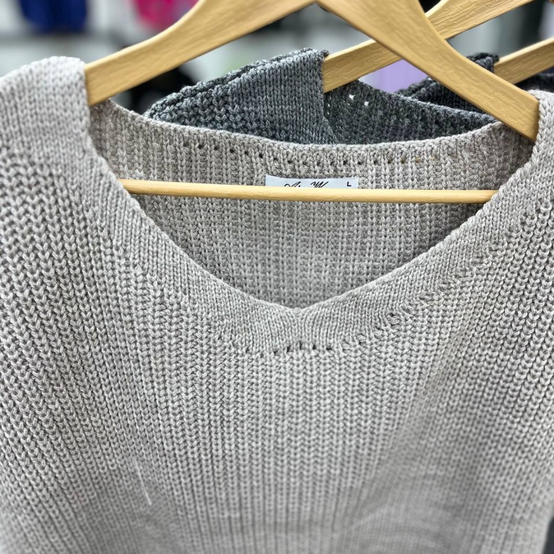 وست بافت قواره دار یقه هفت (پک 4 عددی)