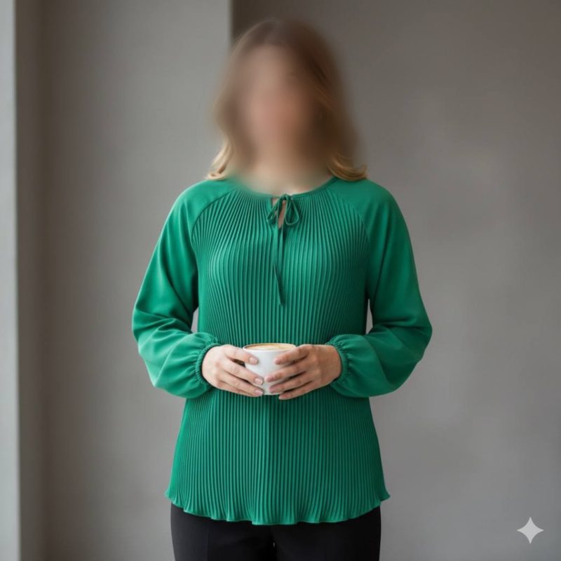 شومیز جلو پلیسه مدل سما (پک 5 عددی)