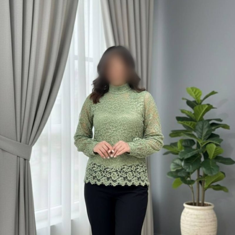 شومیز کراپ‌گیپور دانتل استر دار (پک 9 عددی)