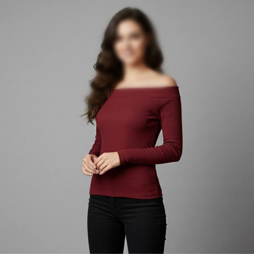 بلوزاستین بلند یقه دلبر (پک 6 عددی)