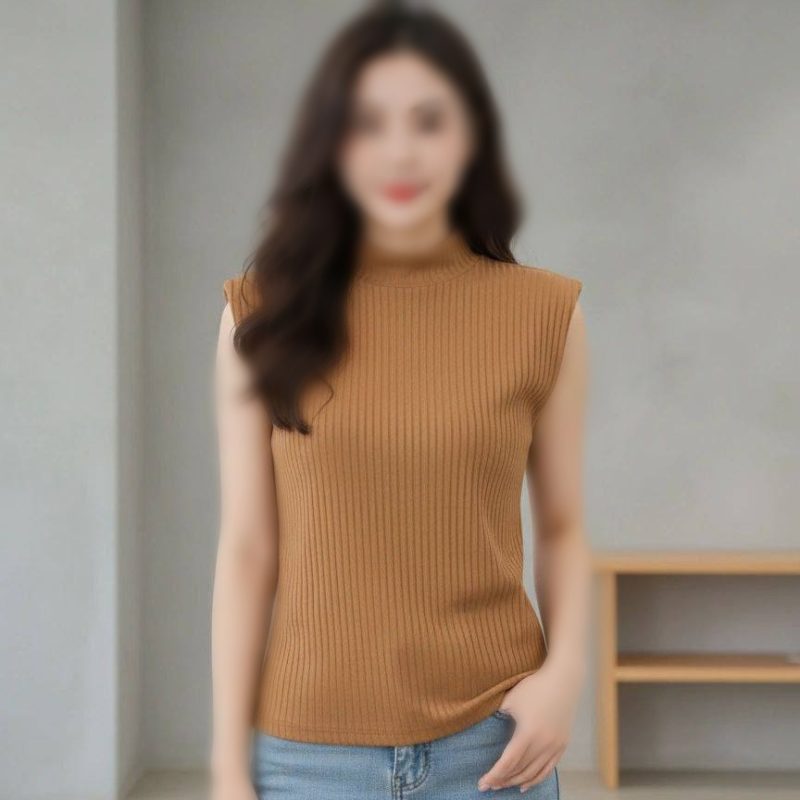 تاپ بیسیک یقه ۵ سانت (پک 5 عددی)