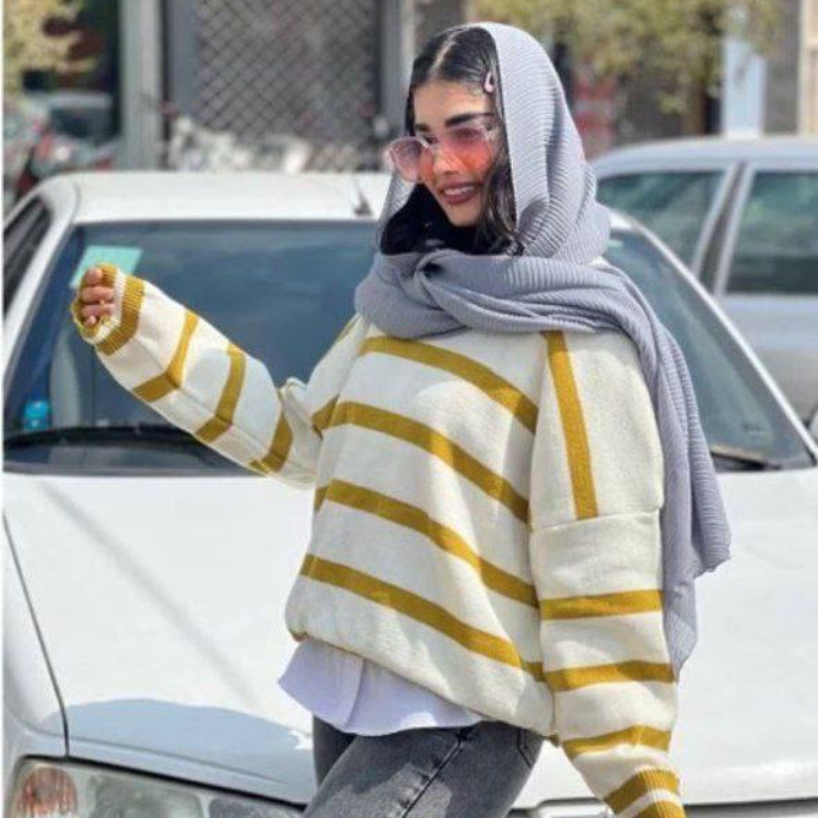 بلوز بافت پینترستی گرم بالا (پک 6 عددی)