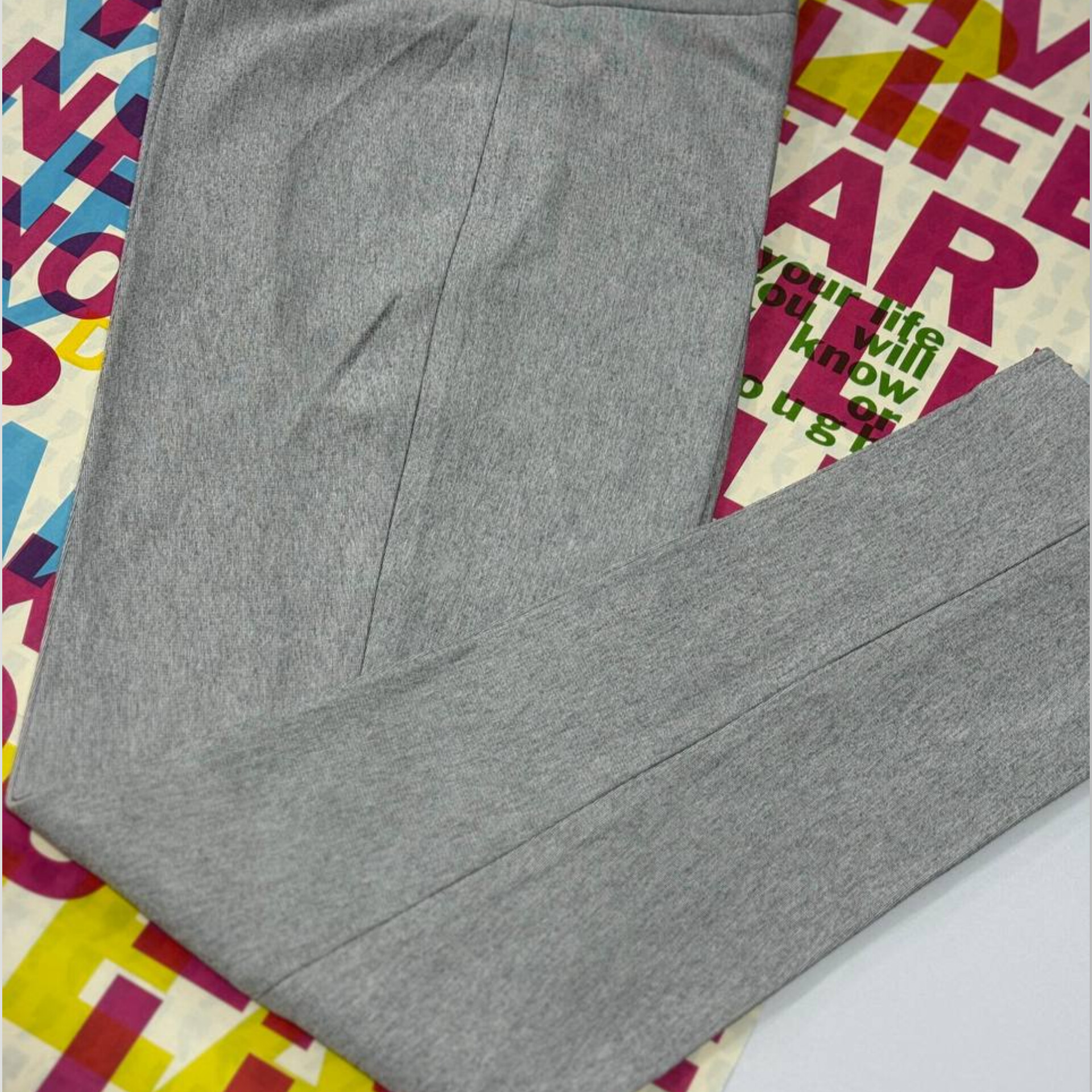 شلوار لگ سورن دمپا قد ٩٠ چاکدار سایز بزرگ (پک 3 عددی)