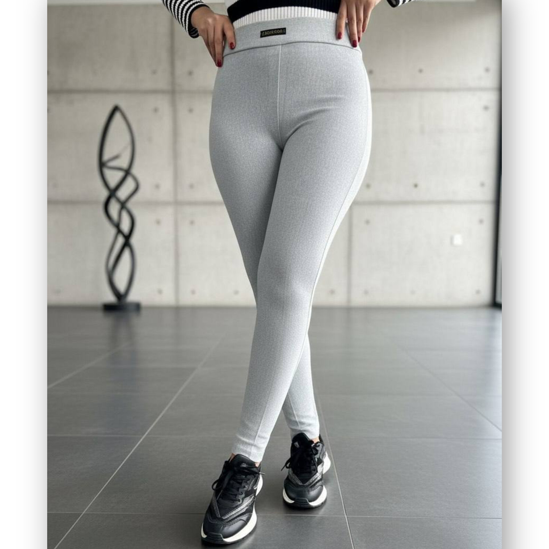 شلوار لگ سورن دمپا قد ٩٠ چاکدار سایز بزرگ (پک 3 عددی)