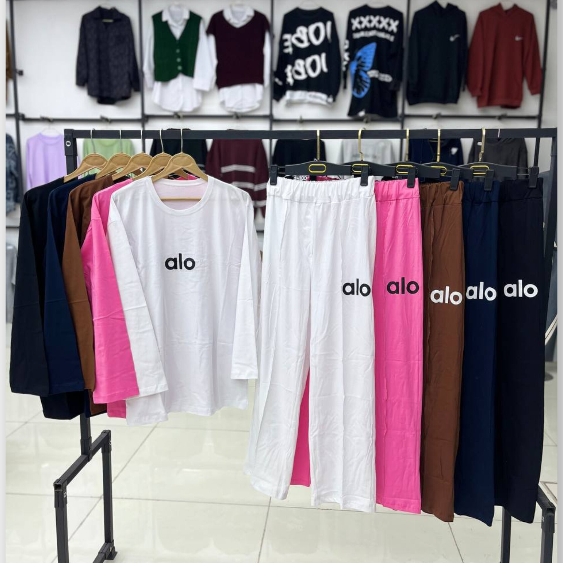 ست بلوز شلوار بگ alo (پک 4 عددی)