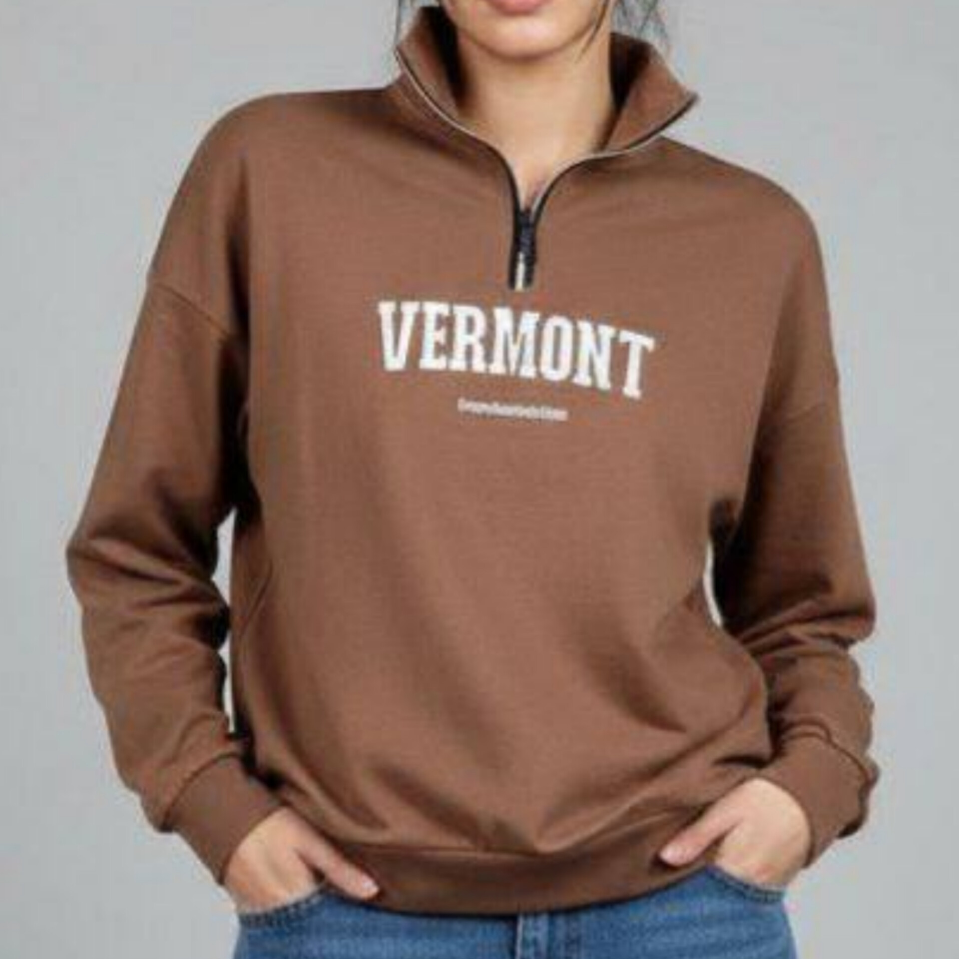 بلوز نیم زیپ یقه ۸ سانتی (پک 6 عددی)