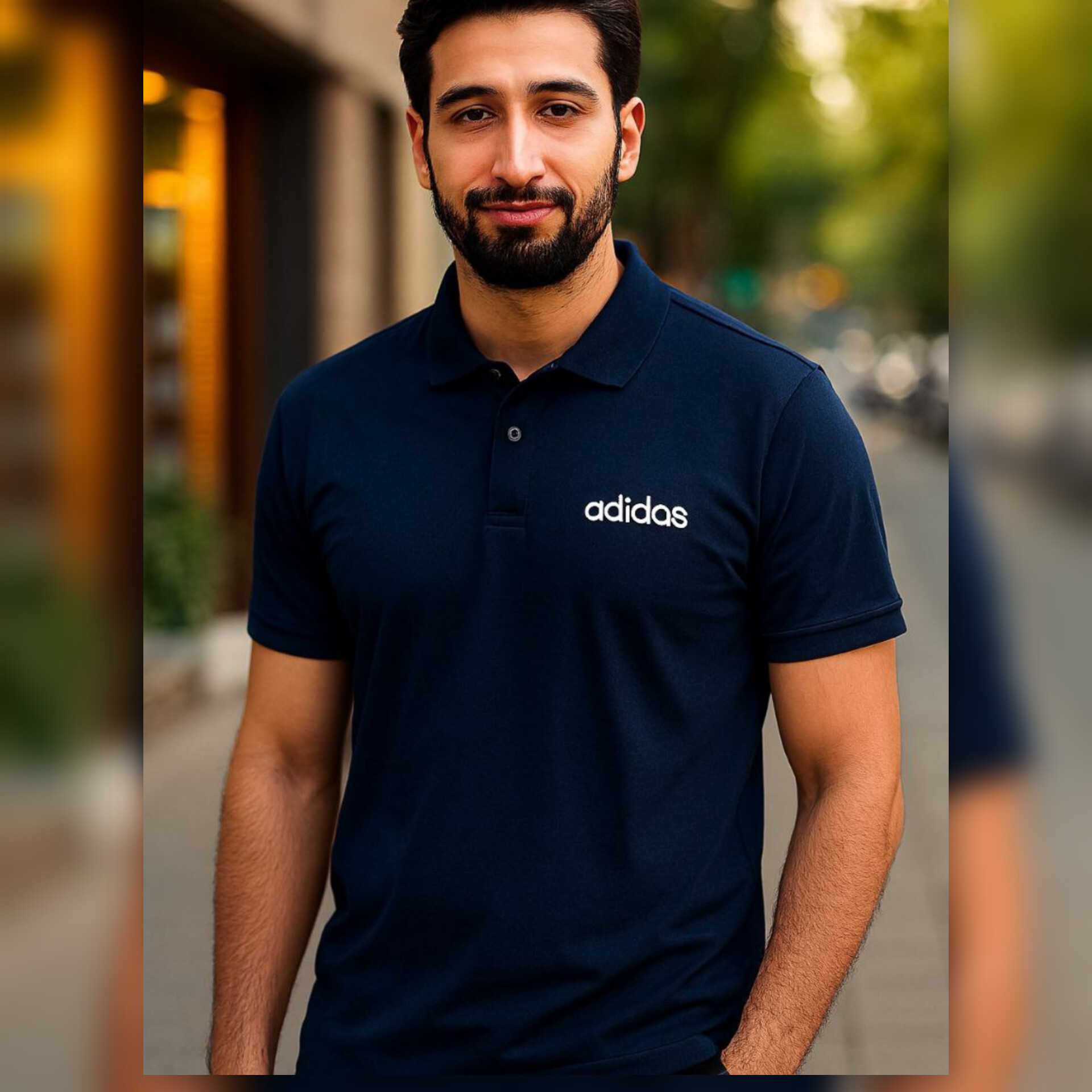 تیشرت مردانه یقه دار دکمه دار (پک 3 عددی)