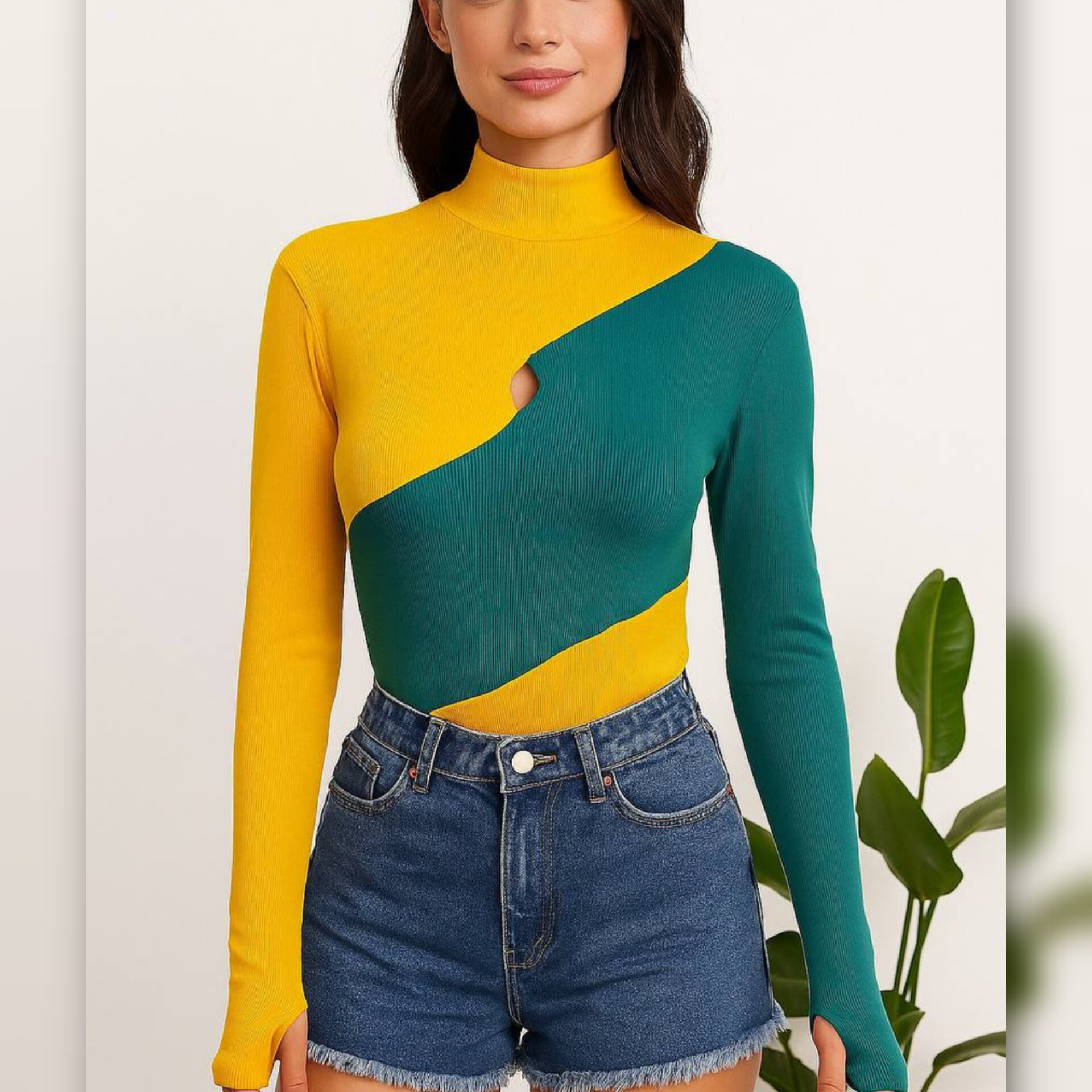 ️بادی دورنگ فینگردار اشکی (پک 5 عددی)