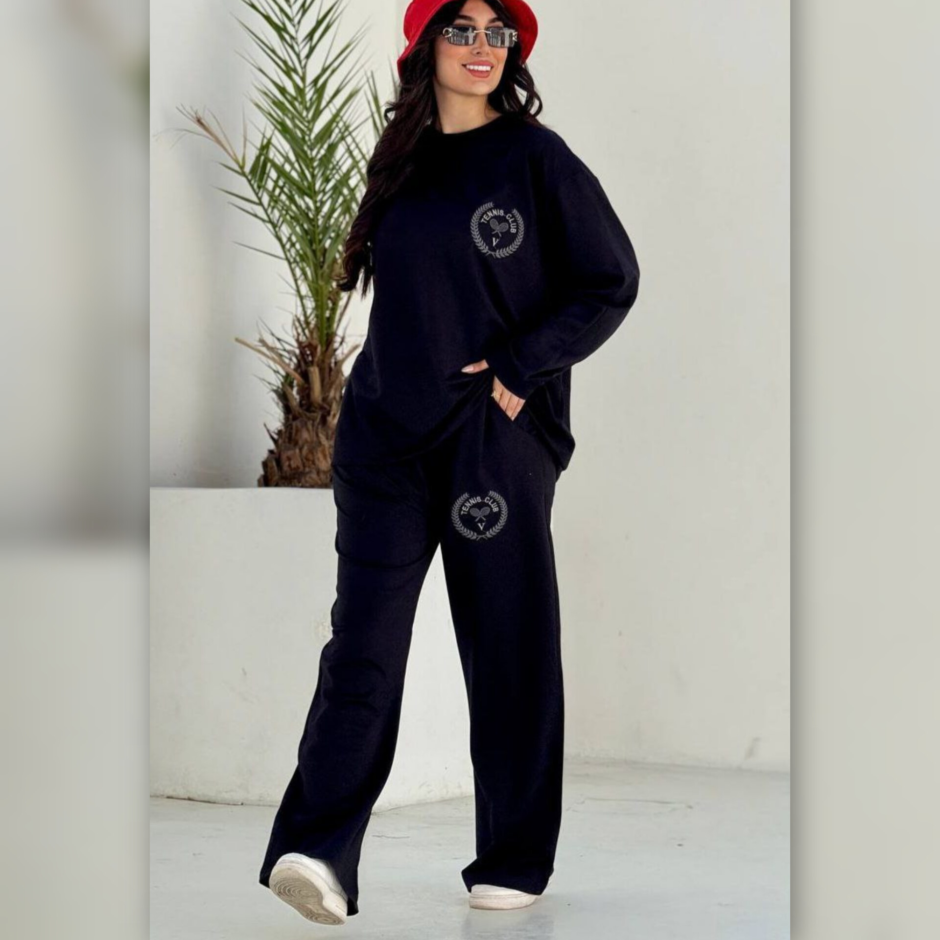 ست بلوزشلوار چاپ بیسبال (پک 6 عددی)