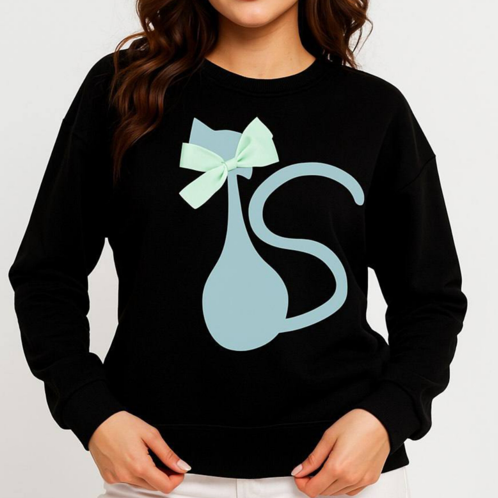 کراپ آستین دار گربه (پک 6 عددی)