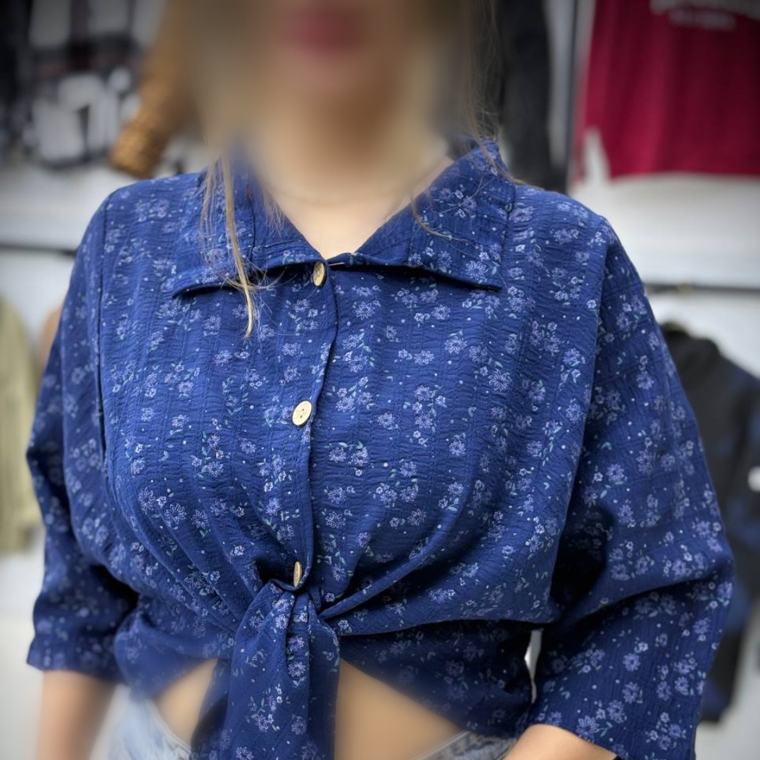 شومیز کراپ گره ای (پک 4 عددی)