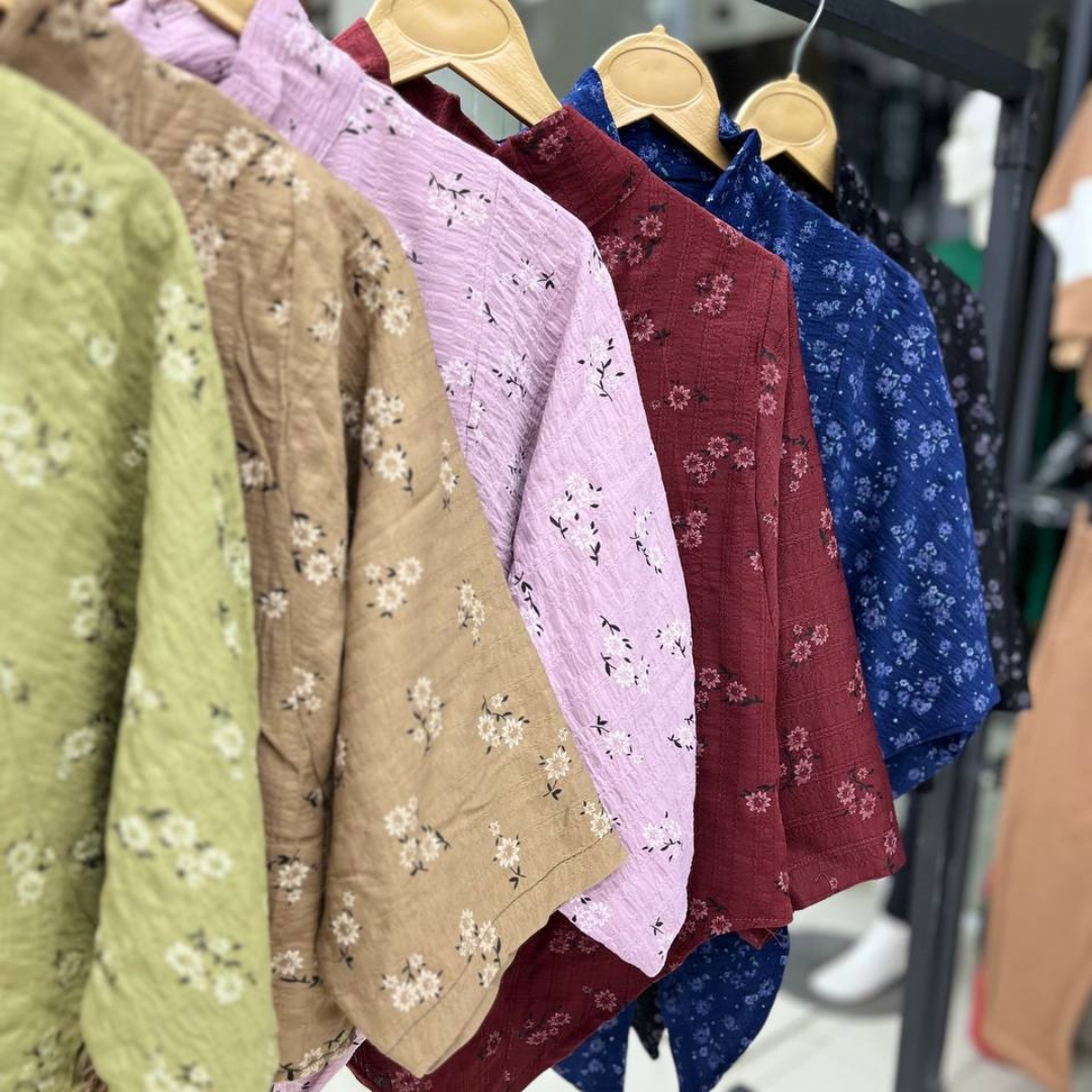 شومیز کراپ گره ای (پک 4 عددی)