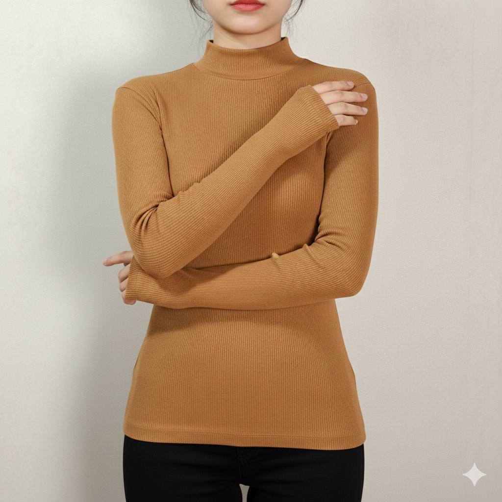 بلوز فانریپ فینگردار یقه ۵ سانت بیسیک (پک 6 عددی)