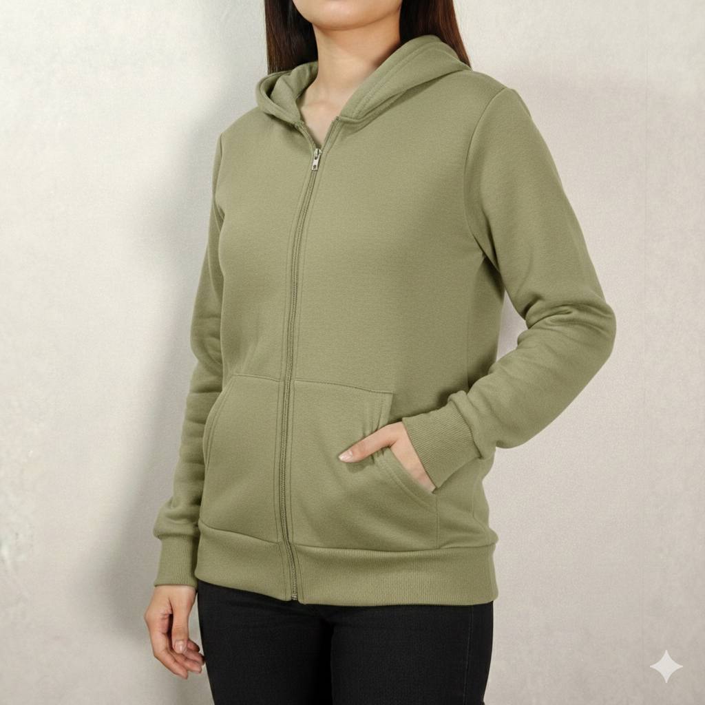 ️سوییشرت کلاهدار جلو زیپ (پک 6 عددی)