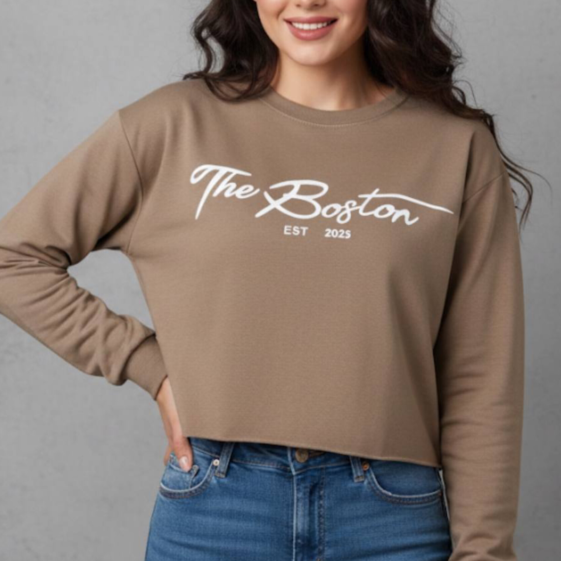 ️کراپ باکسی آستین بلند (پک 6 عددی)