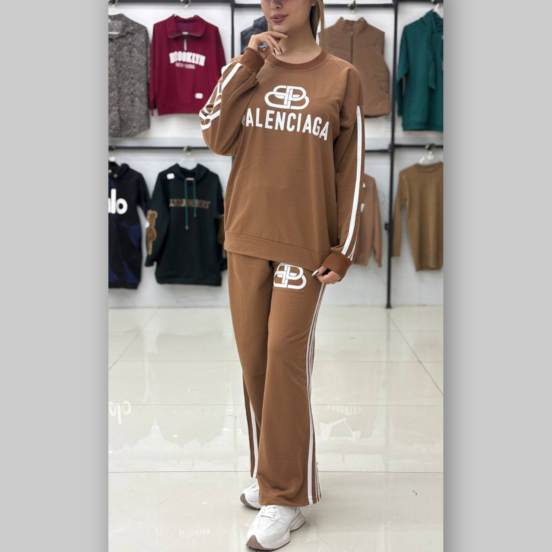 ️ست بلوز و شلوار بالنسیا (پک 6 عددی)