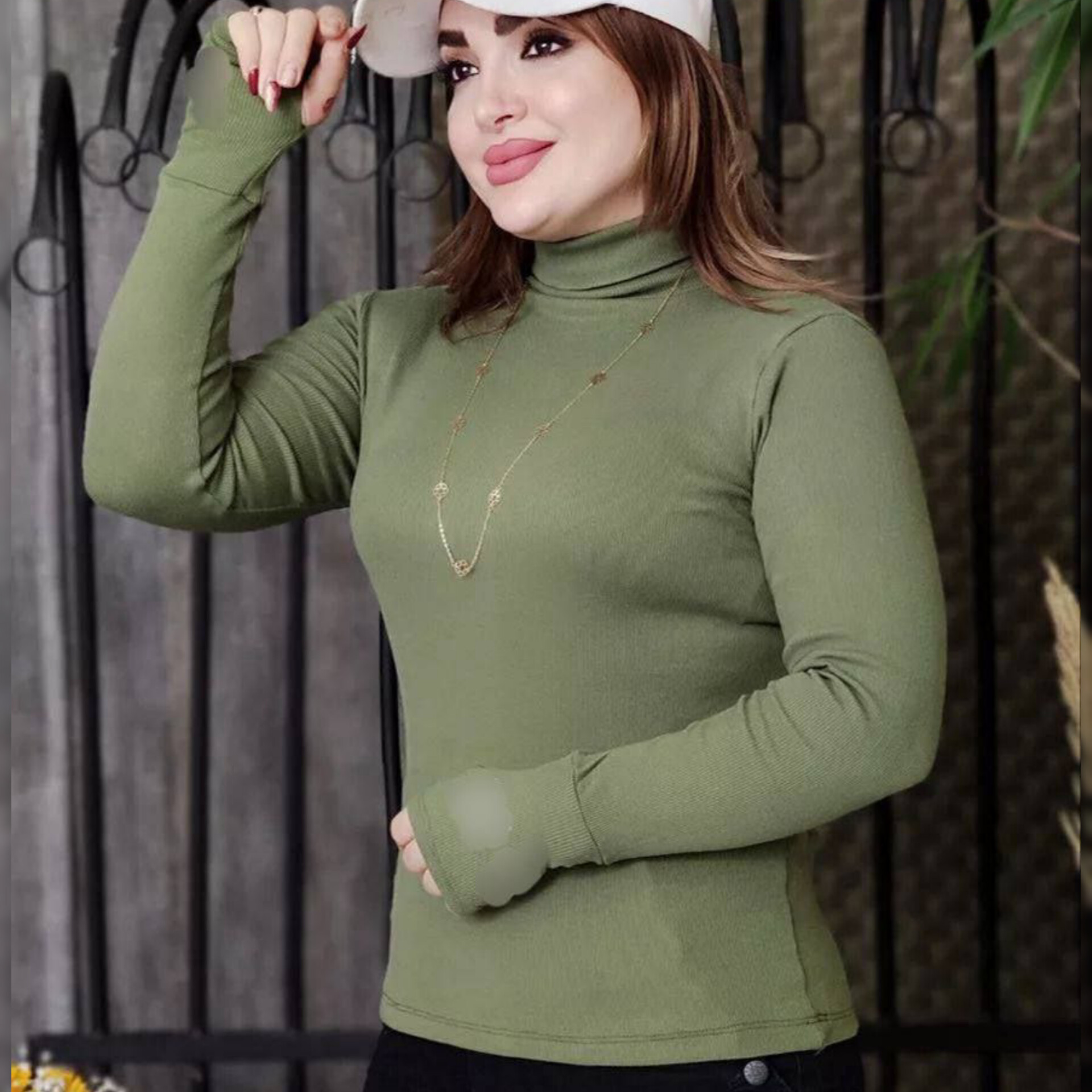 بلوز یقه اسکی فینگری (پک 6 عددی)