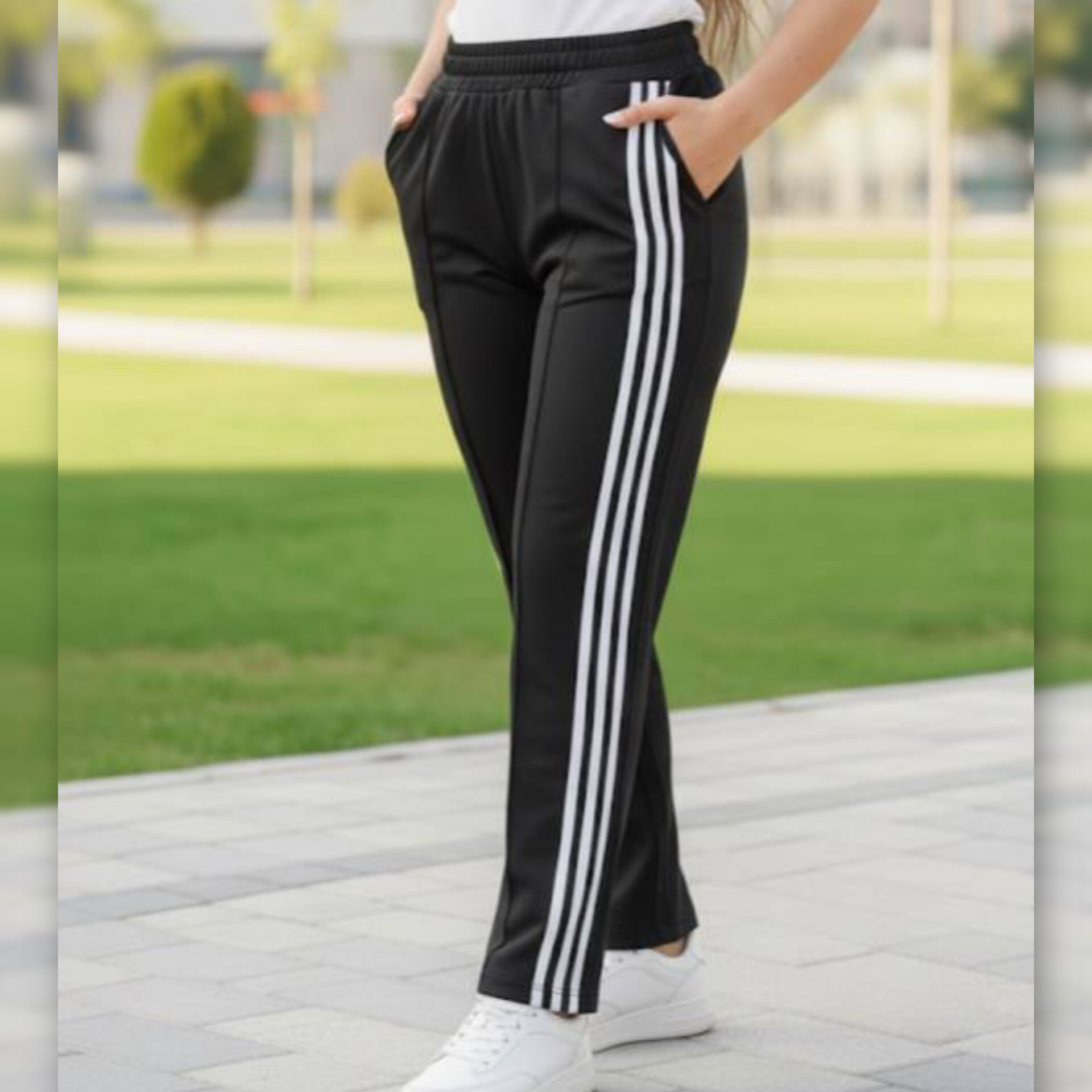 شلوار بغل نواری جیبدار (پک 4 عددی)