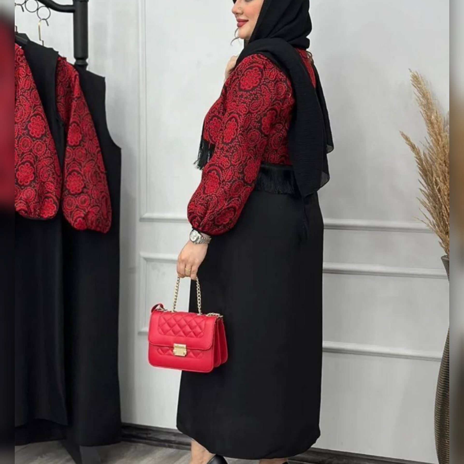 ️️ست کت سارافن کمربند دار (پک 2 عددی)