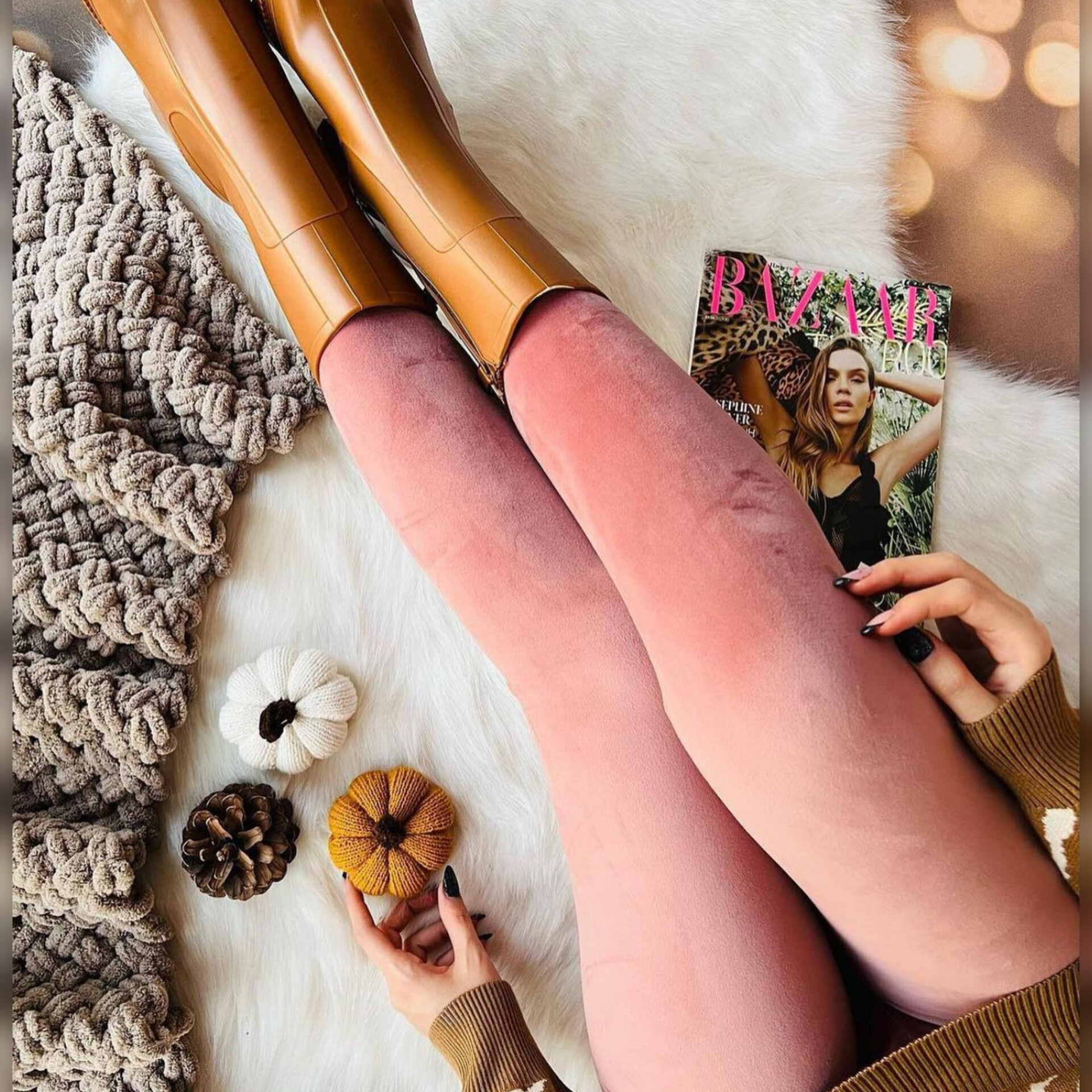 ساپورت مخمل داخل خز (کرکی) (پک 8 عددی)