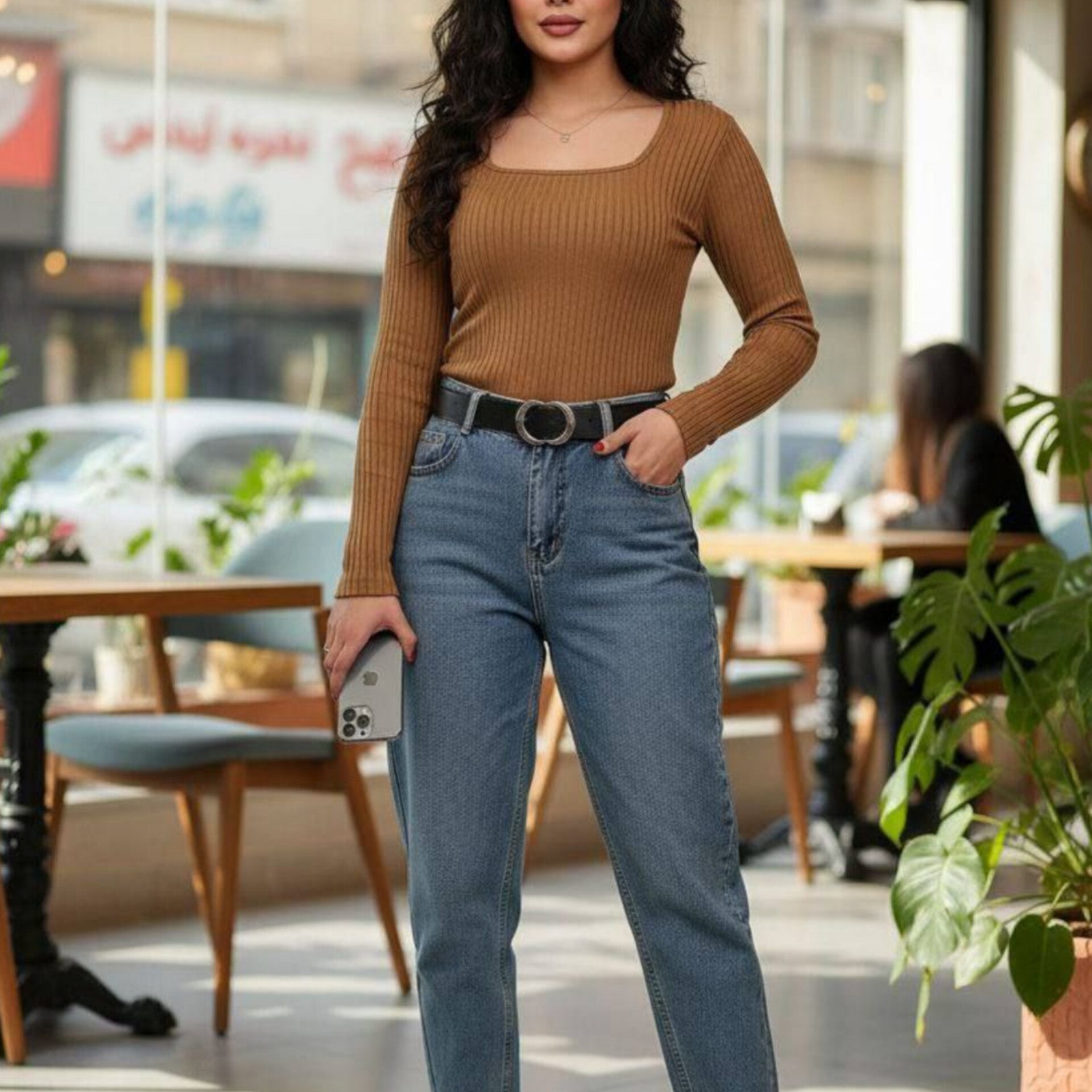 ️بلوز بیسیک یقه خشتی (پک 6 عددی)