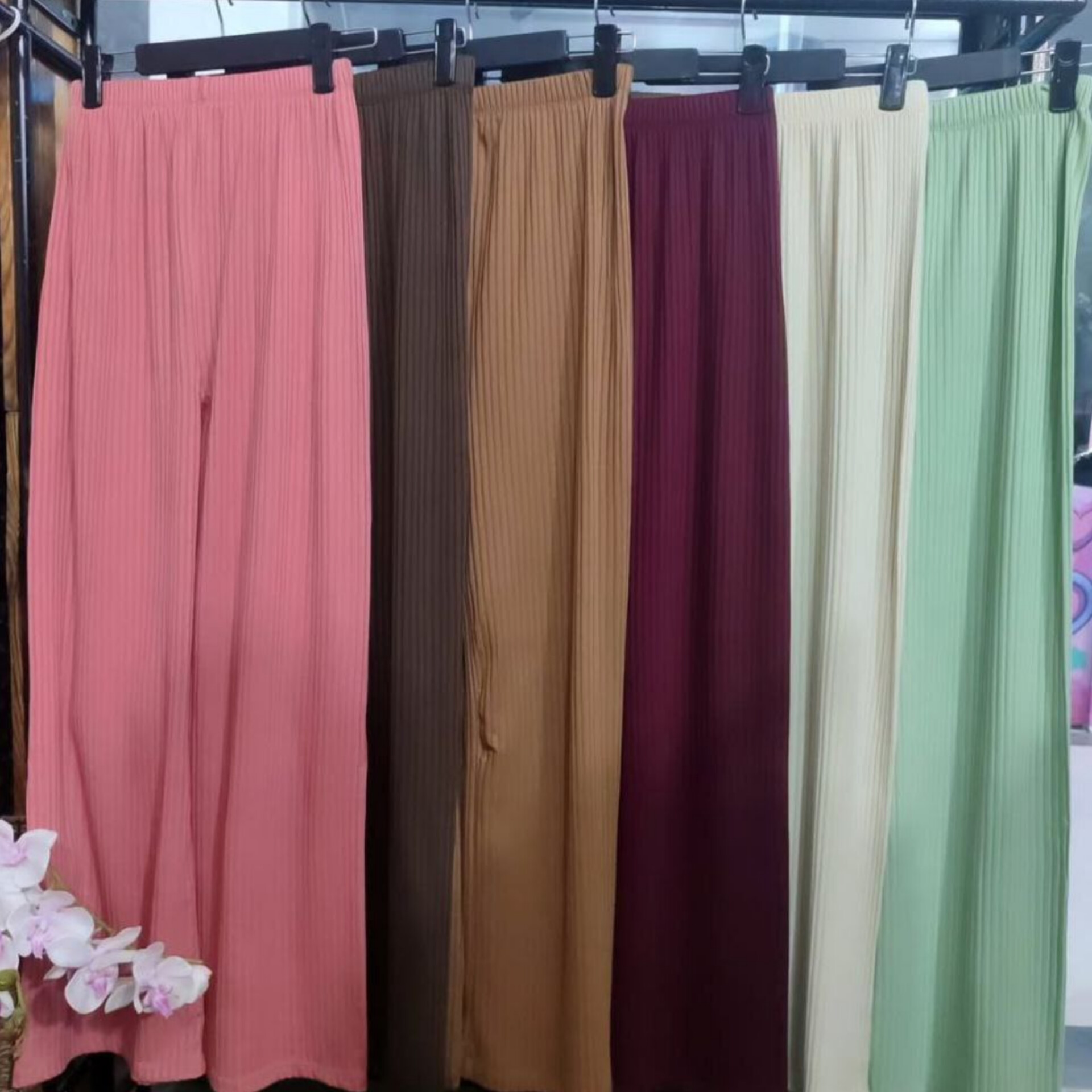 شلوار دامنی قواره دار (پک 6 عددی)