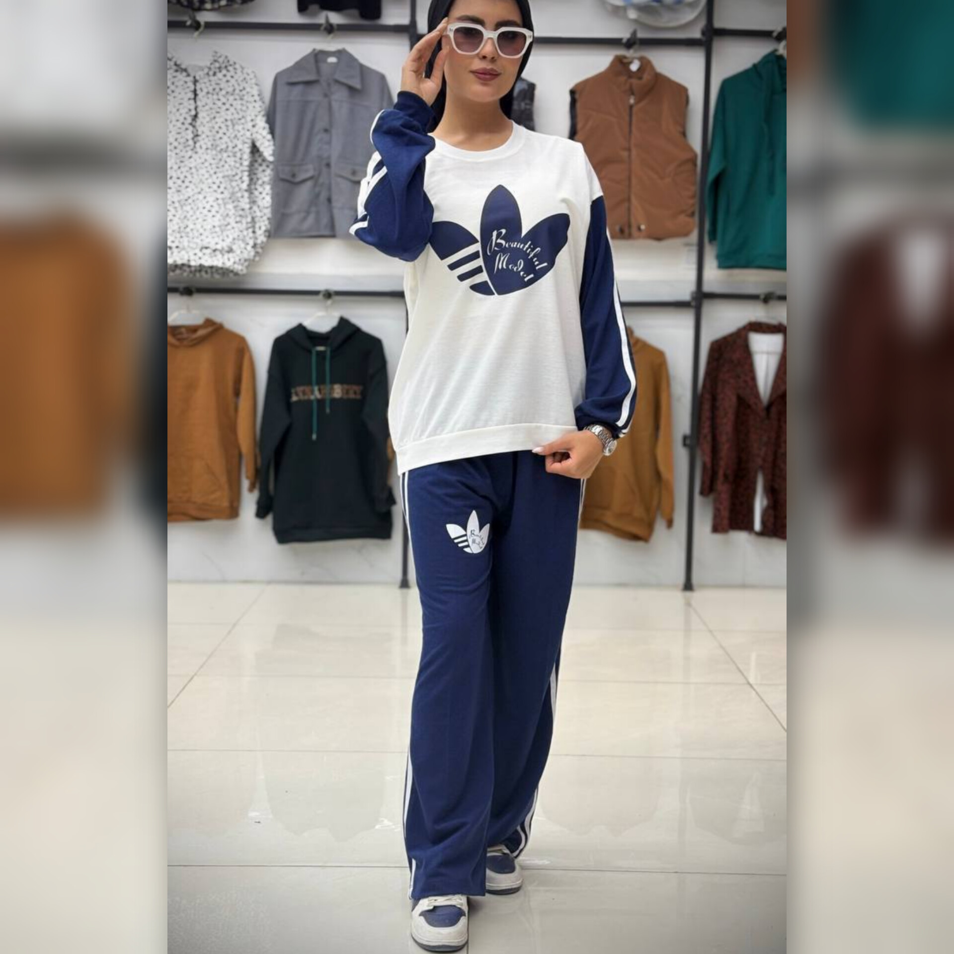 ست بلوز و شلوار آدیداس (پک 6 عددی)