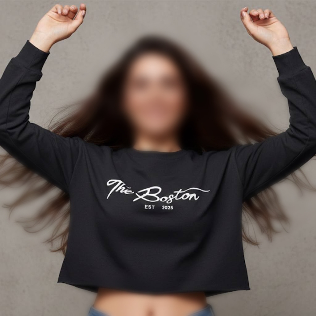 ️کراپ باکسی آستین بلند (پک 6 عددی)