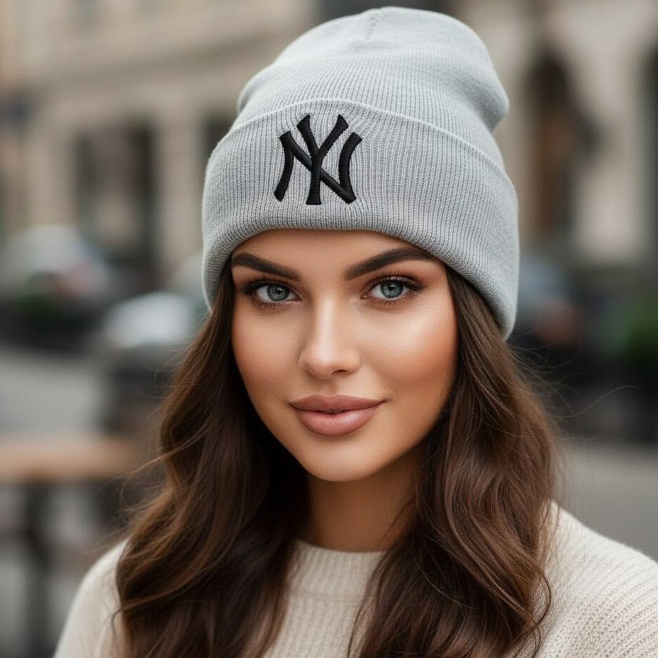 کلاه بافت گلدوزی رنگی (پک 6عددی)