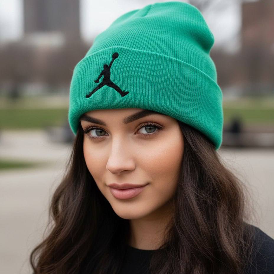 کلاه بافت گلدوزی رنگی (پک 6عددی)