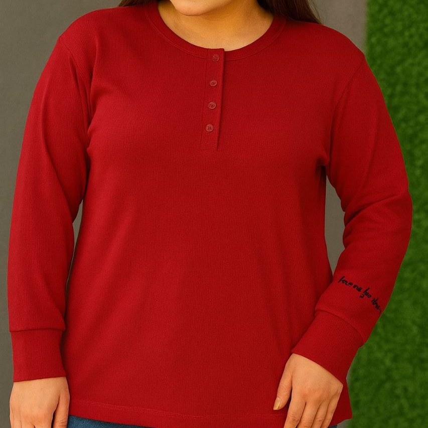 بلوزاستین بلند 4دکمه (پک 4 عددی)