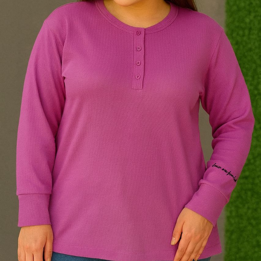 بلوزاستین بلند 4دکمه (پک 4 عددی)