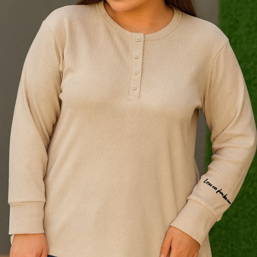 بلوزاستین بلند 4دکمه (پک 4 عددی)