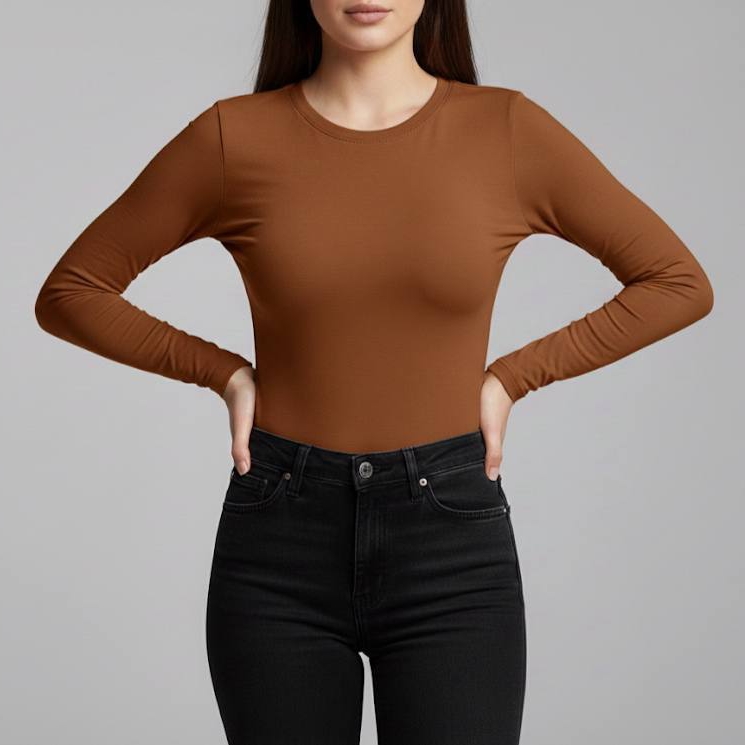 بادی بیسیک یقه گرد (پک 6 عددی)