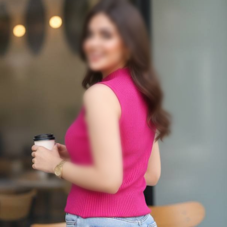 ️تاپ تینیجری بیسک یقه ۳ سانت (پک 6 عددی)