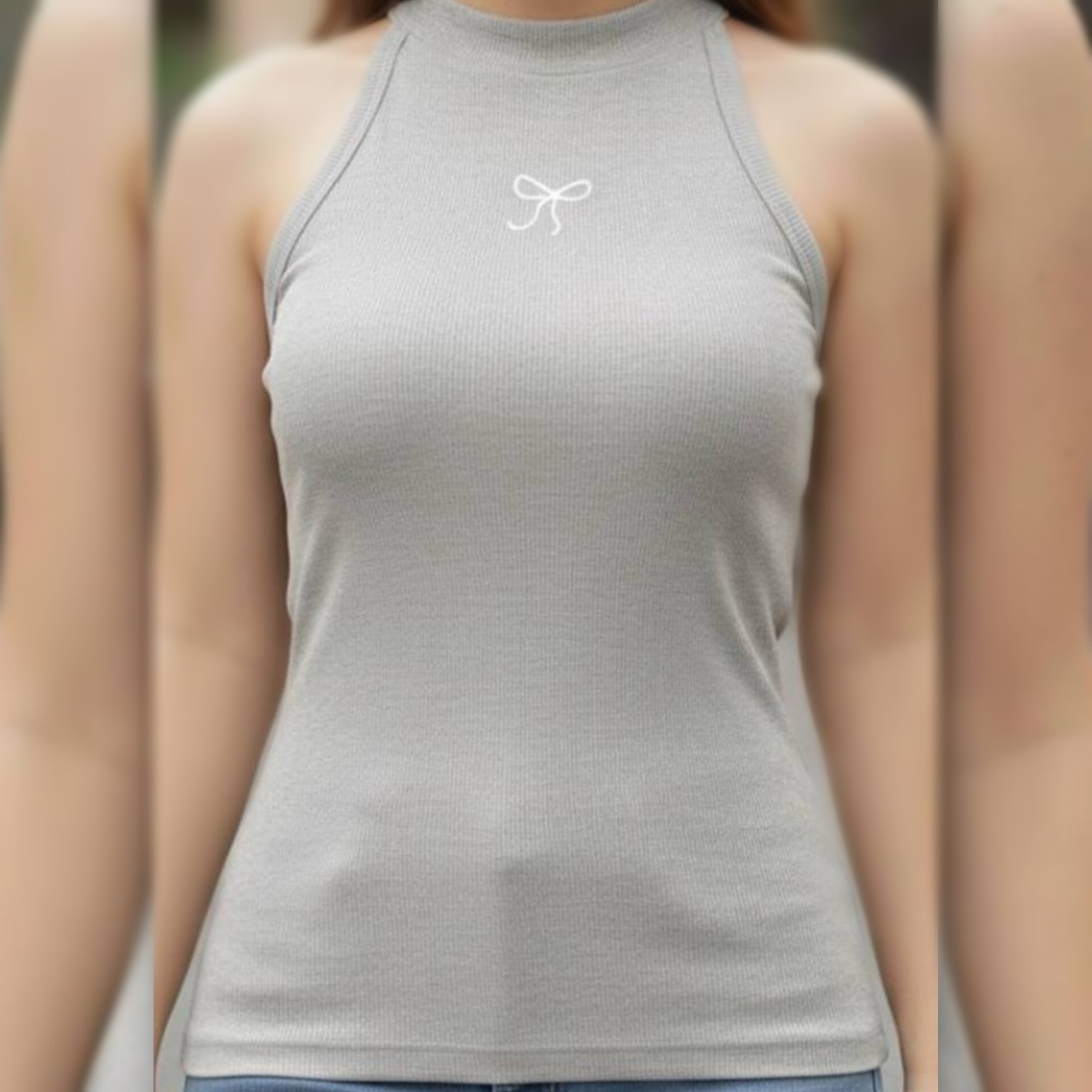 ️کراپ یقه پنج سانت حلقه رگنالی (پک 6 عددی)