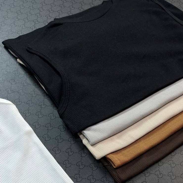 ️تاپ کتی یقه سه سانت (پک 6 عددی)