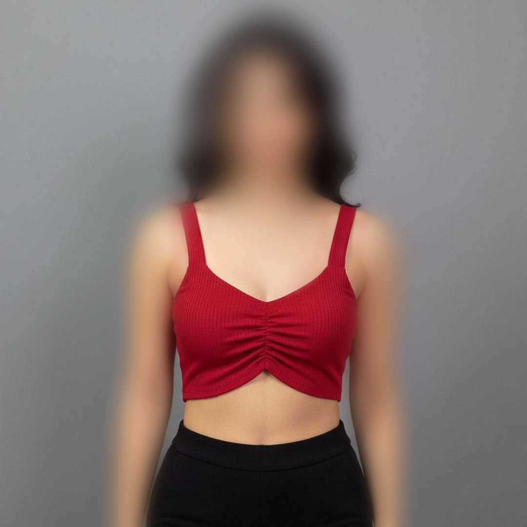 نیم تنه سجاف دار چین خور (پک 6 عددی)