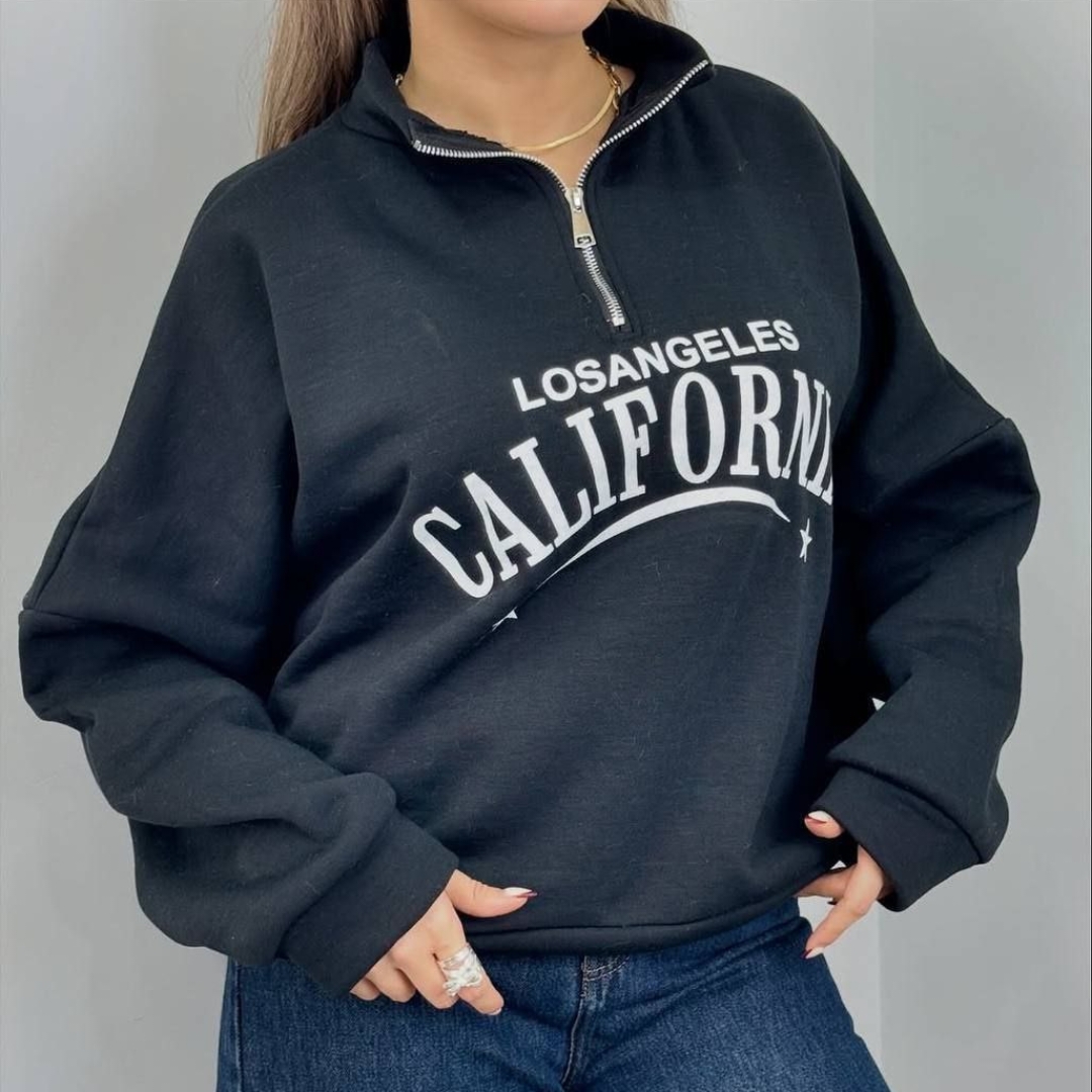 ️بلوز نیم زیپ کالیفرنیا (پک 6 عددی)