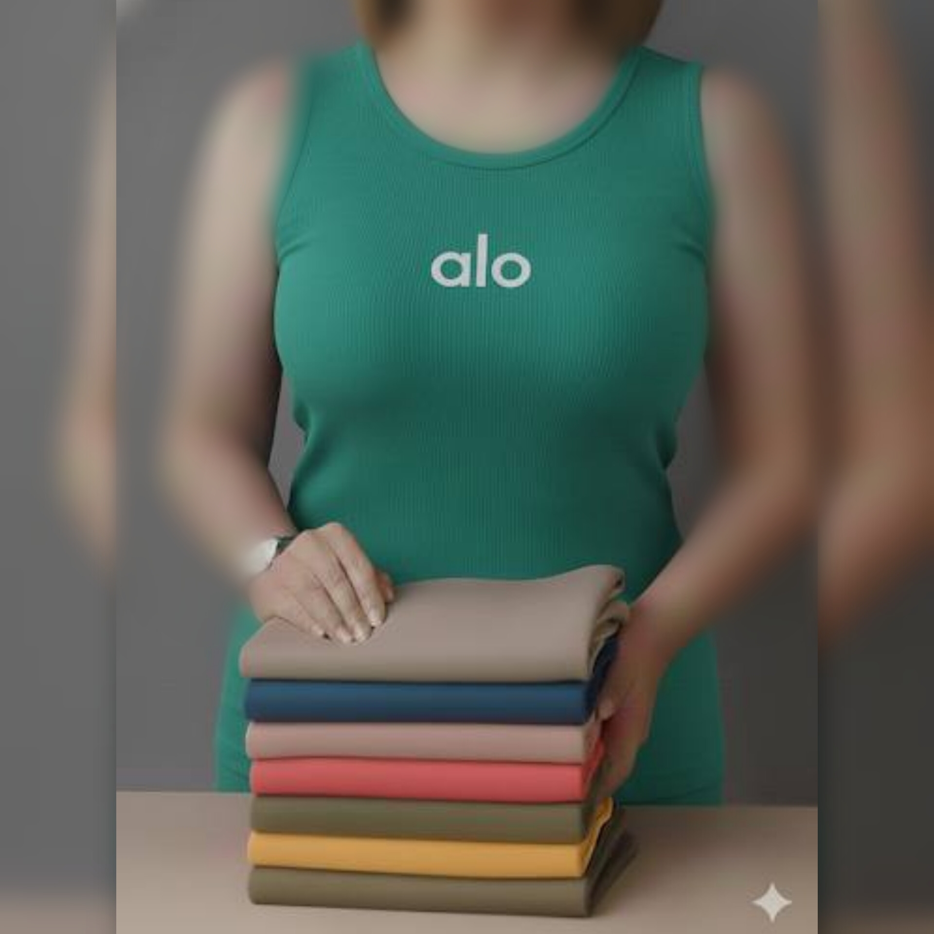 ️تاپ حلقه ای چاپ alo (پک 5 عددی)