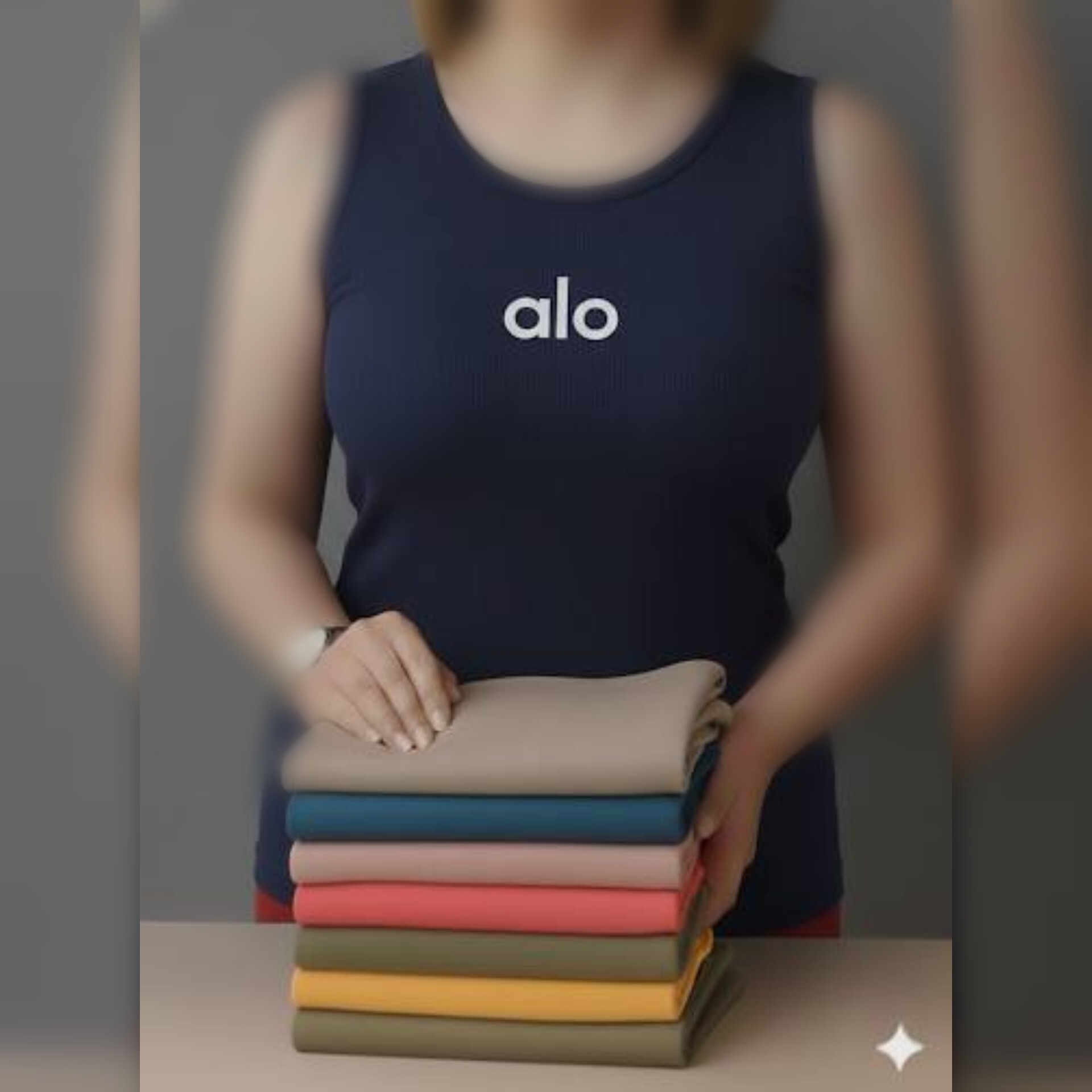 ️تاپ حلقه ای چاپ alo (پک 5 عددی)